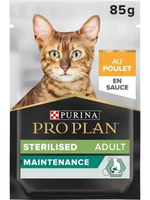 PROPLAN ADULT STERILISED MAINTENANCE au poulet en sauce