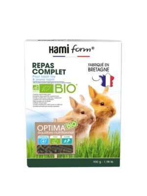 HAMIFORM Optima Repas complet BIO Lapin Toy Et Jeune Lapin
