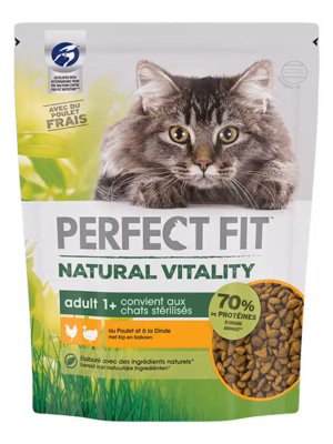 PERFECT FIT NATURAL VITALITY Croquettes Poulet-Dinde Chat Adulte