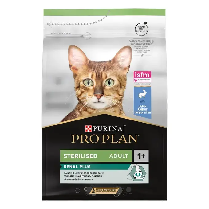 PROPLAN STERILISED ADULT 1+ RENAL PLUS au lapin
