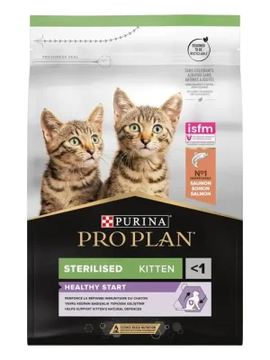 PROPLAN STERILISED KITTEN HEALTHY START riche en saumon