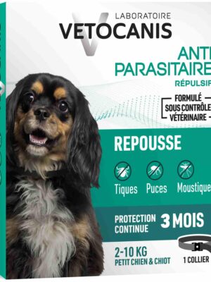 VETOCANIS Collier Antiparasitaire Répulsif Chien