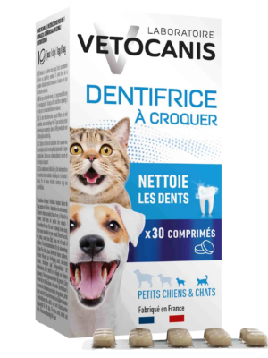 VETOCANIS Dentifrice à Croquer Chien et Chat