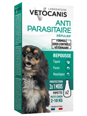 VETOCANIS Pipette Antiparasitaire Répulsive Chien