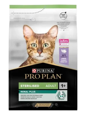PROPLAN STERILISED ADULT 1+ RENAL PLUS riche en Dinde