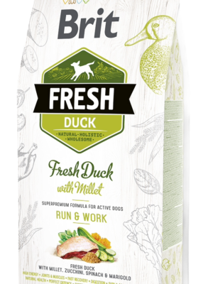 BRIT FRESH CHIENS ACTIFS Canards Frais et Millets
