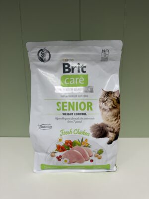 BRIT CARE CHAT SENIOR WEIGHT CONTROL Poulet Frais