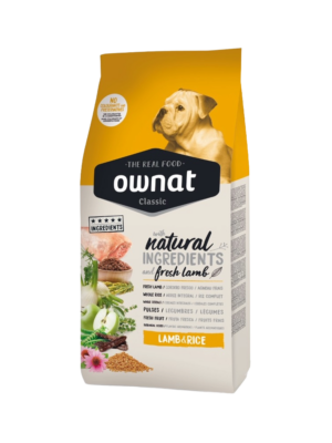 OWNAT CLASSIC LAMB&RICE Chien