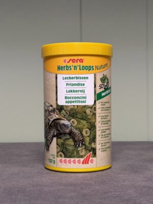 SERA Herbs'n'Loops Nature friandise naturelle aux herbes pour tortues terrestres et reptiles herbivores