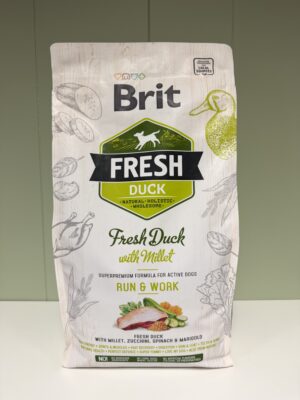 BRIT FRESH CHIENS ACTIFS Canards Frais et Millets