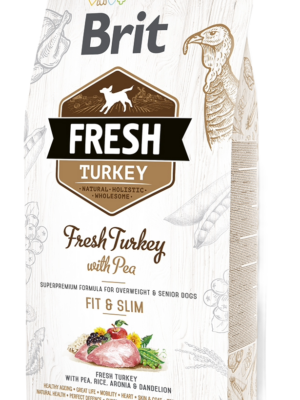 BRIT FRESH CHIENS ADULTES Dinde fraîche et pois