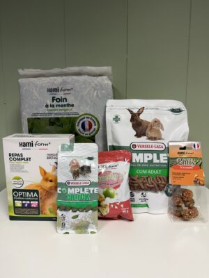 Pack alimentation lapin nain adulte