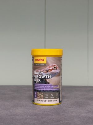 SERA Bearded Dragon Baby Growth Mix aliment premium pour jeune agame barbu Pogona vitticeps