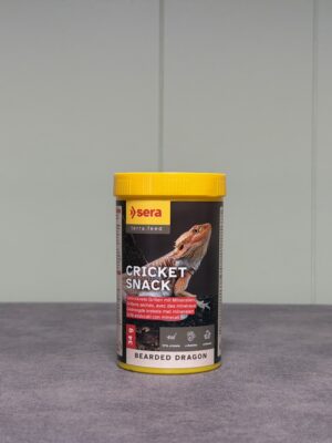 SERA Bearded Dragon Cricket Snack friandise aux grillons séchés pour agame barbu