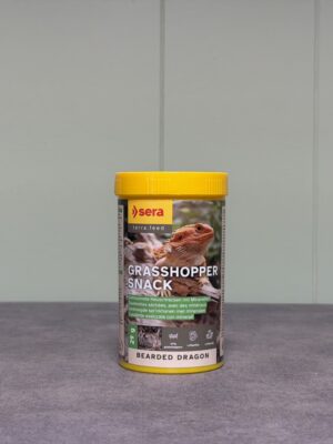 SERA Bearded Dragon Grasshopper Snack friandise aux sauterelles pour agame barbu