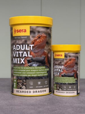 SERA Bearded Dragon Adult Vital Mix aliment premium pour agame barbu adulte