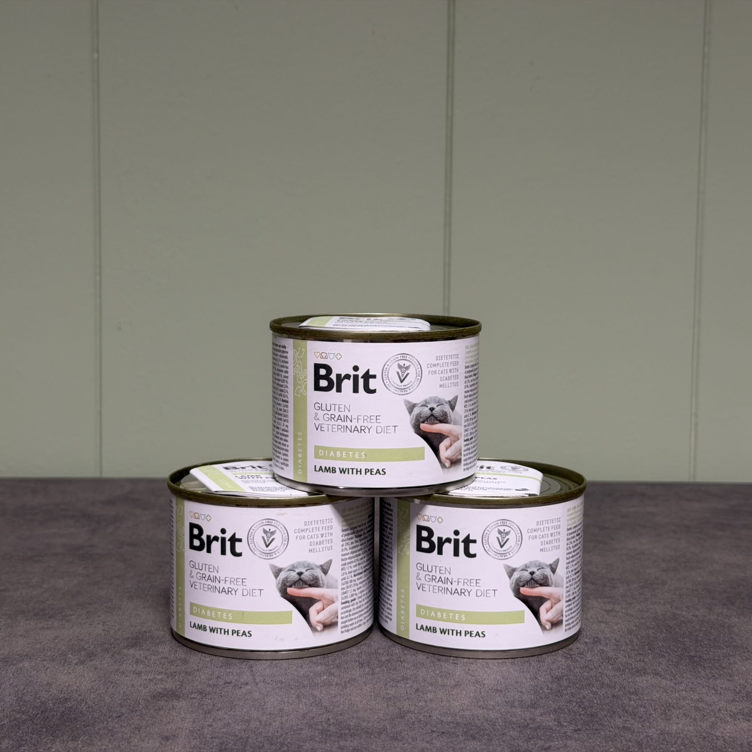 BRIT Veterinary Diet Diabetes Chat Pâtée 200 g aliment vétérinaire pour chat diabétique