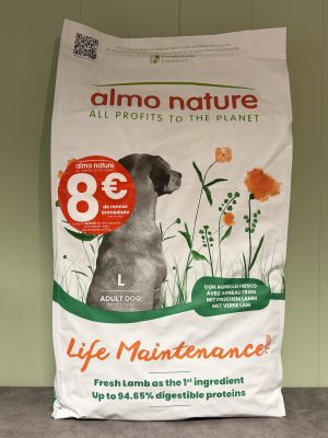 ALMO NATURE Life Maintenance Agneau Frais L croquettes à l'agneau frais pour chien adulte de grande race