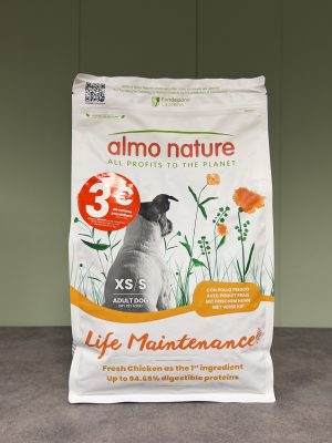 ALMO NATURE Life Maintenance Poulet Frais XS-S croquettes au poulet frais pour chien adulte de petite race