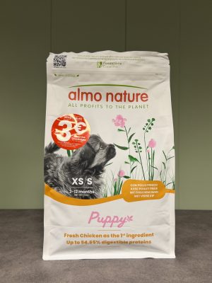 ALMO NATURE Puppy Poulet Frais XS-S croquettes au poulet frais pour chiot de très petite et petite race